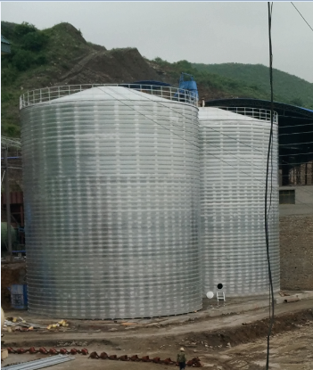 孙吴粮食钢板仓的安装全过程不用热焊接